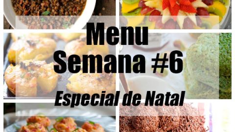 Uffa, saiu com atraso mais saiu! Semana super corrida, sorry galera. Mas esta ai, o Menu da Semana, número #6. E daqui até o Natal teremos uma seleção super especial de Natal, agora são 10 receitas inspiradas nessa data especia. Aproveitemmmmm.