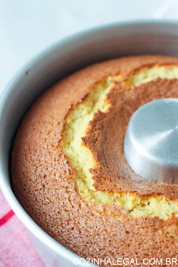 Receita de bolo de fubá fofinho