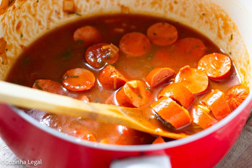 molho para cachorro quente simples