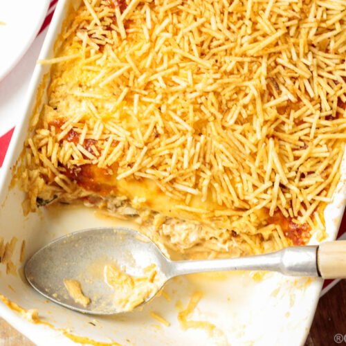 fricasse de frango com batata palha