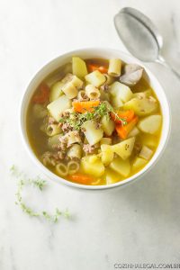 sopa de legumes com carne