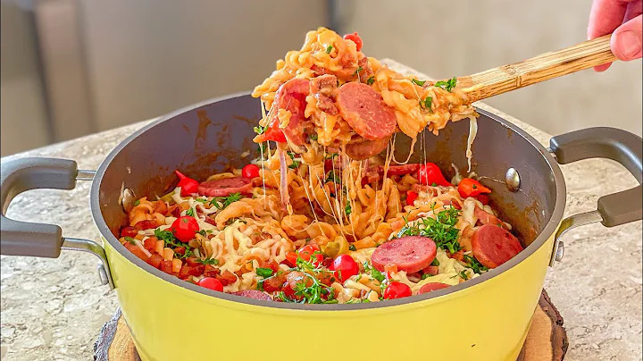 Cansado de pedir comida? Aprenda a fazer uma macarronada completa e deliciosa na sua própria casa em 3 minutos!