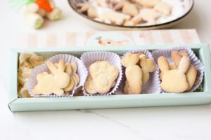 Biscoito amanteigado de Páscoa Biscoito amanteigado de Páscoa