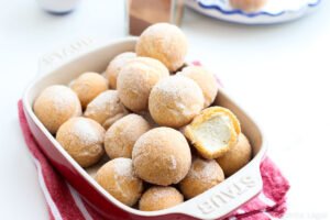 bolinho de chuva sem leite e sem trigo