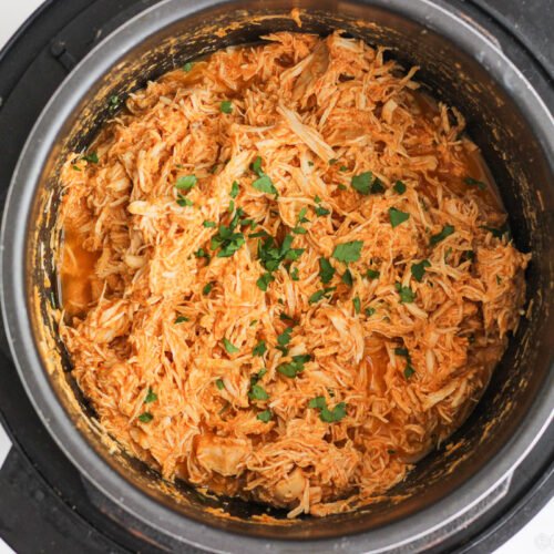 Aprenda a fazer frango desfiado cremoso e super suculento em menos de 20 minutos! A receita perfeita e leve para recheios, panquecas e marmitas da semana.